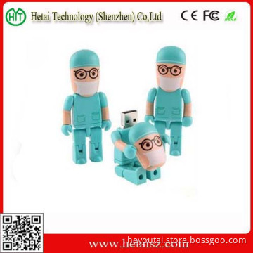 Custom Doctor Shape USB Flash Drive with CE RoHS and FCC